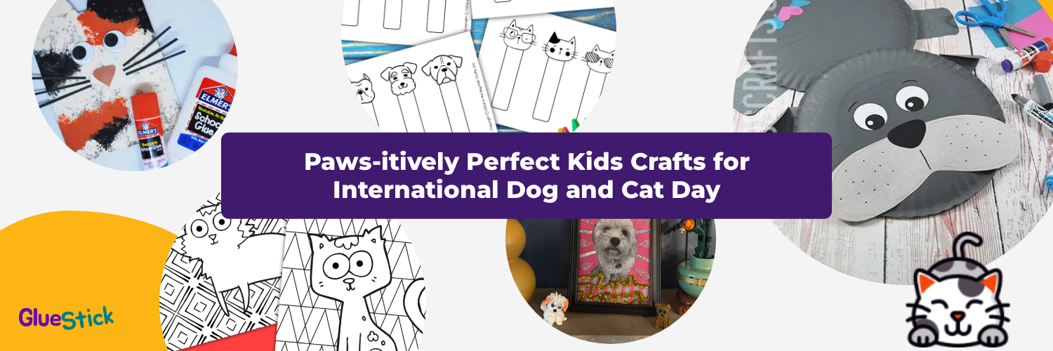 Paws-itively Perfect Kids Crafts for International Dog and Cat Day