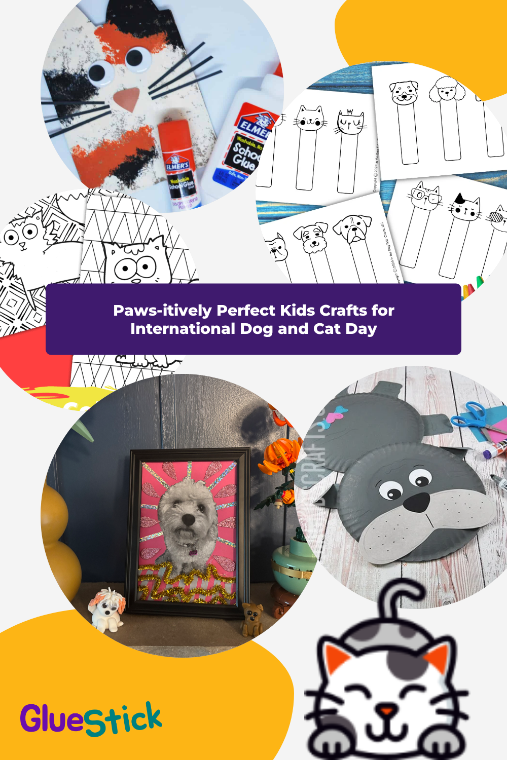 Paws-itively Perfect Kids Crafts for International Dog and Cat Day
