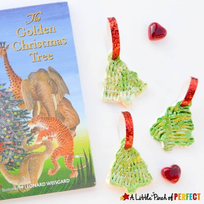 Glitter Clay Christmas Ornaments