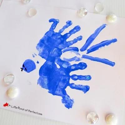 Bluebird Handprint Craft craft