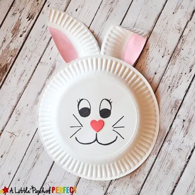 Easter Bunny Paper Plate Craft craft