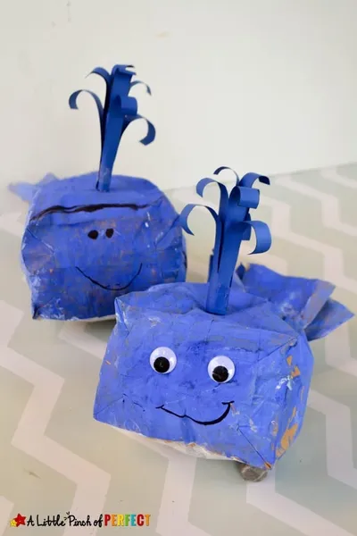 Blue Whale Paper Bag Craft