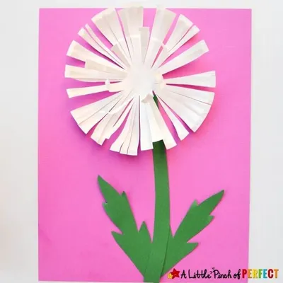 Paper Plate Dandelion Craft craft