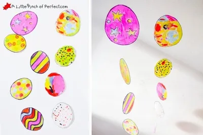 Stained Glass Easter Eggs craft