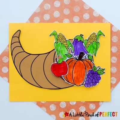 Cornucopia Thanksgiving Kids Craft craft