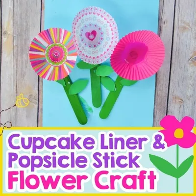 Cupcake Liner Flowers