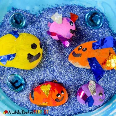 Painted Rock Fish craft