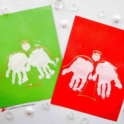 Handprint Angel Craft