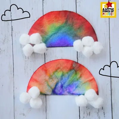 Magical Rainbow Coffee Filter Craft craft