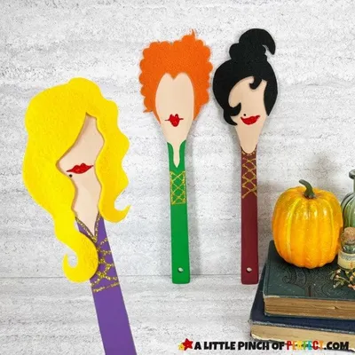 Hocus Pocus Craft: Sanderson Sisters craft