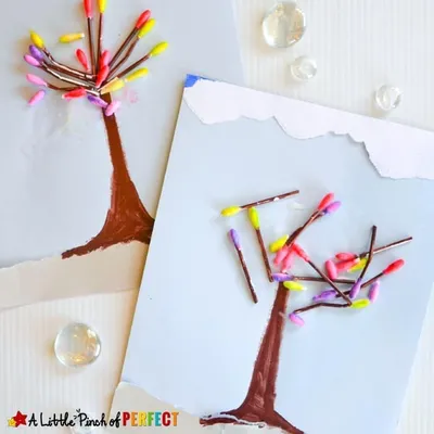 Spring Tree Flower Bud Craft