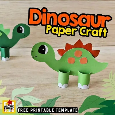 Paper Dinosaur Craft craft