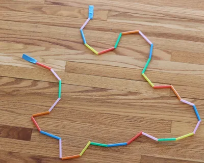 Straw Jump Rope craft