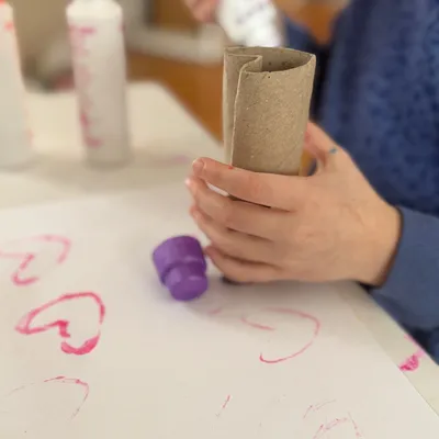 Heart Stamps craft
