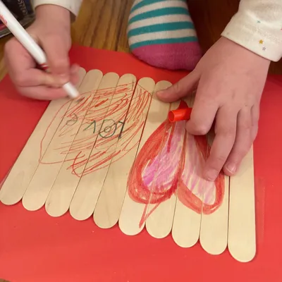 Popsicle Stick Puzzle craft