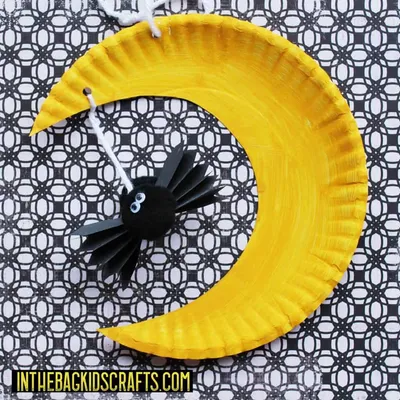 Crescent Moon and Bat Mobile craft