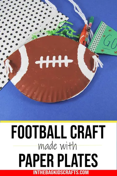 Paper Plate Football Pouch