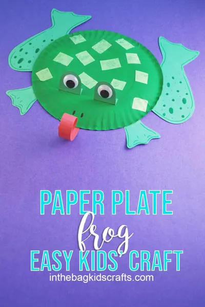 Paper Plate Frog Craft craft