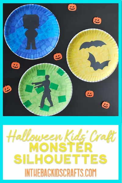 Halloween Monster Silhouette Craft