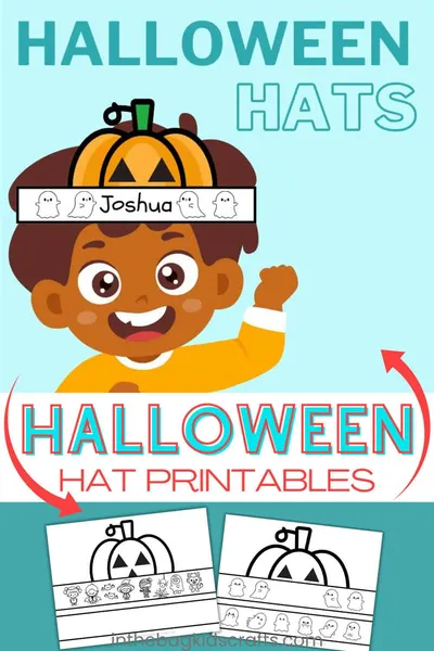 Halloween Hats for Kids Printable Craft craft