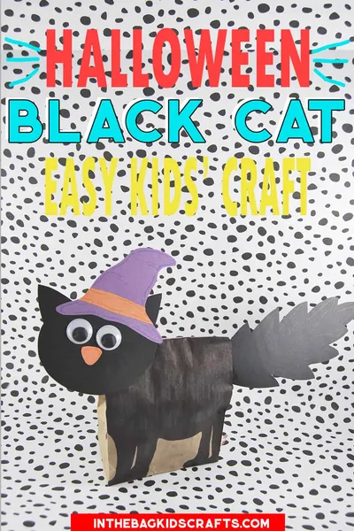Black Cat Halloween Craft craft