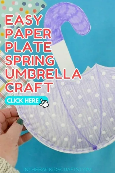 Paper Plate Umbrella Pouch craft
