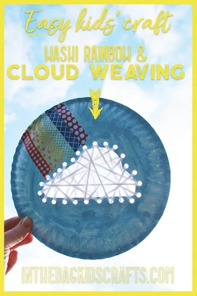 Blue Sky Lacing Activity craft