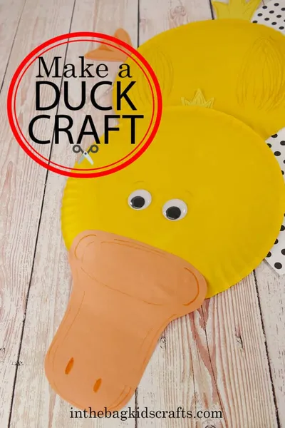 Paper Plate Duck Craft