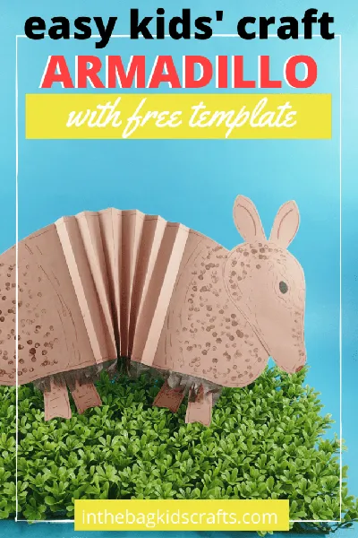 Armadillo Craft for Kids craft