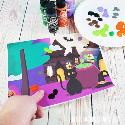 Halloween Printable Thumbprint Themes {just add fingerprints}