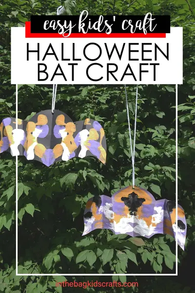 Squish Paint Bat Craft