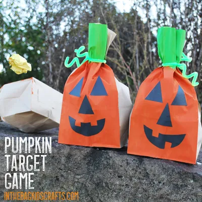 Pumpkin Halloween Target Games craft