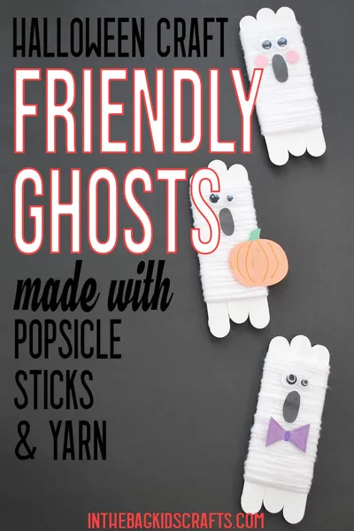 Halloween Ghost Yarn Craft