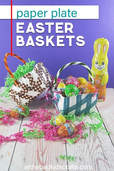 Paper Plate Basket craft