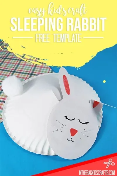 Cute Sleeping Bunny Craft