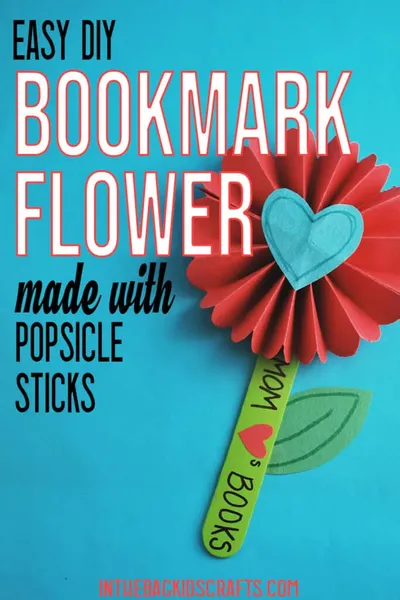 DIY Bookmark Flower Design