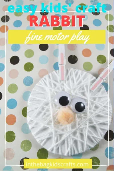 Yarn Wrapped Rabbit Craft craft