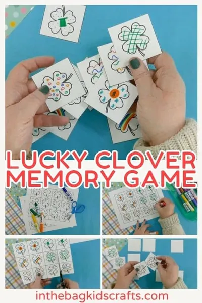 Lucky Clover Memory Game craft