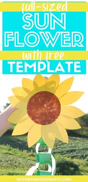 Life-Sized Sunflower Craft