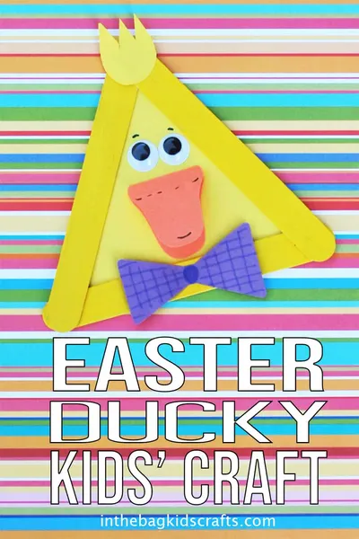 Easy Spring Craft: Easter Duck