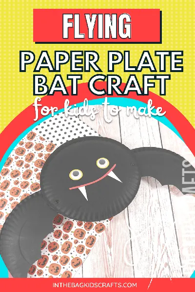 Paper Plate Bat Craft craft