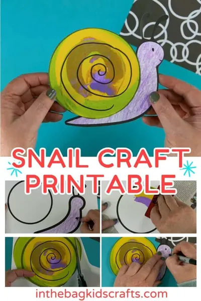 Easy Paper Snail Craft craft