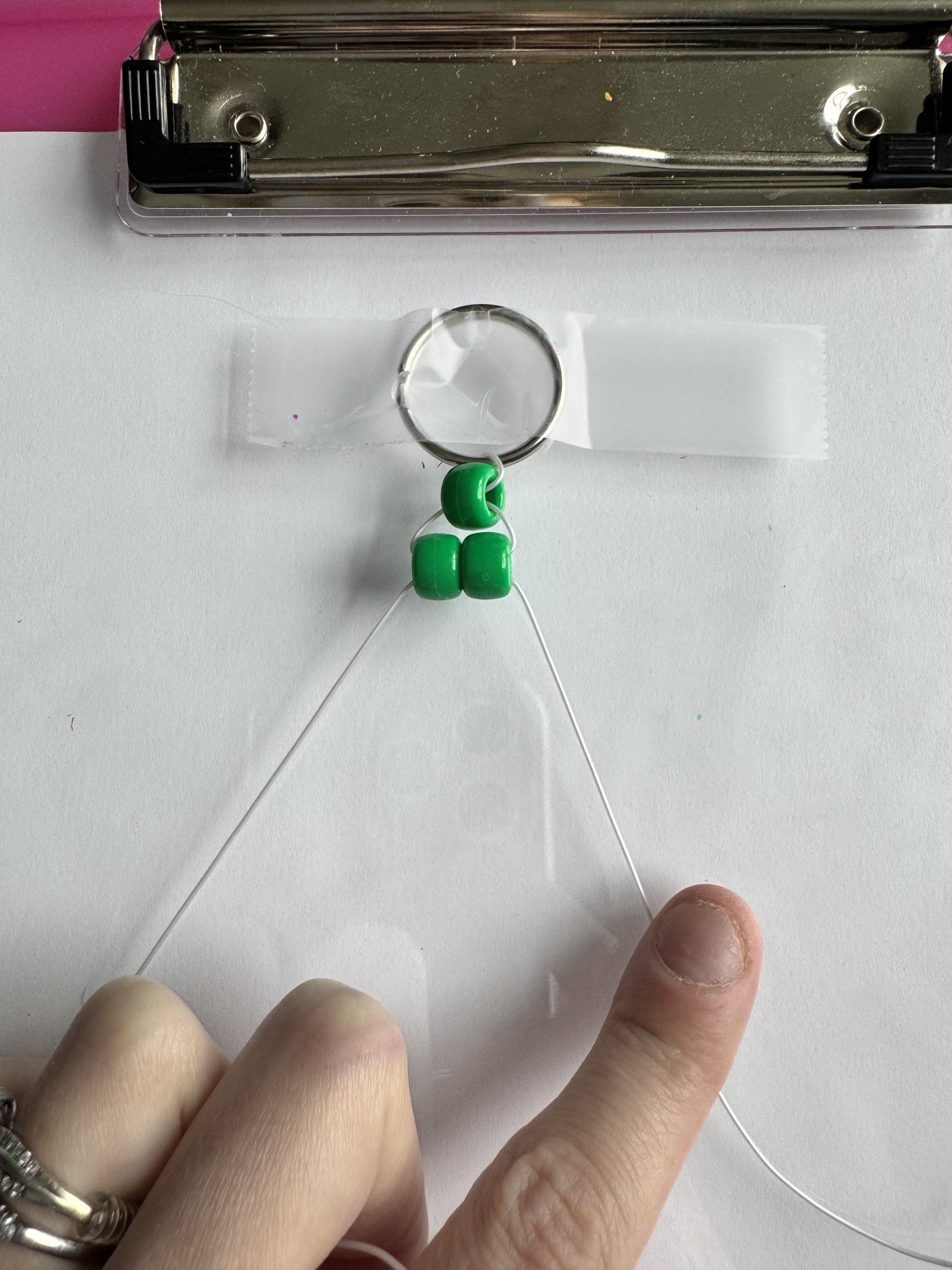 Beaded Lizard Keychain image 4