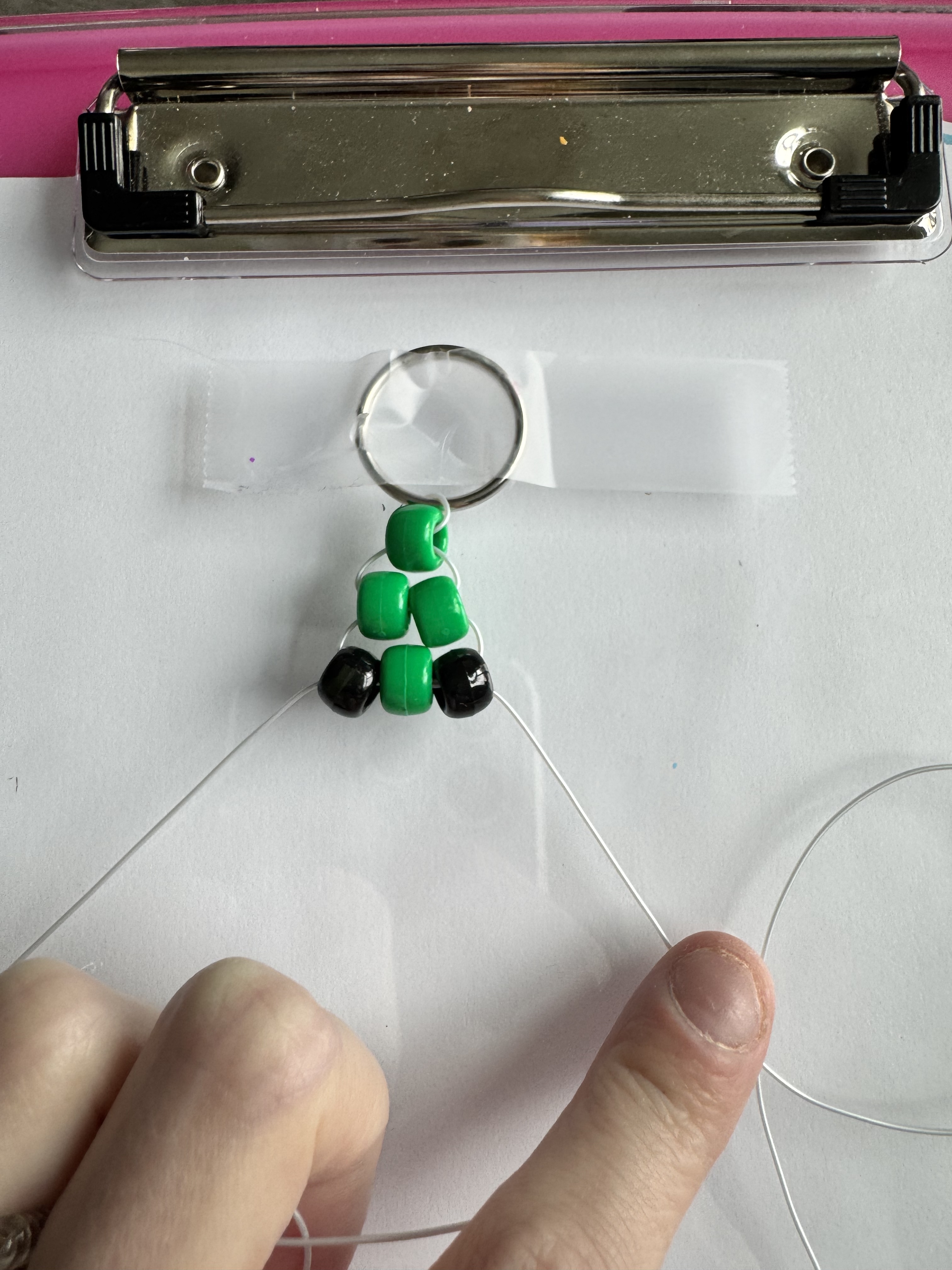 Beaded Lizard Keychain image 6