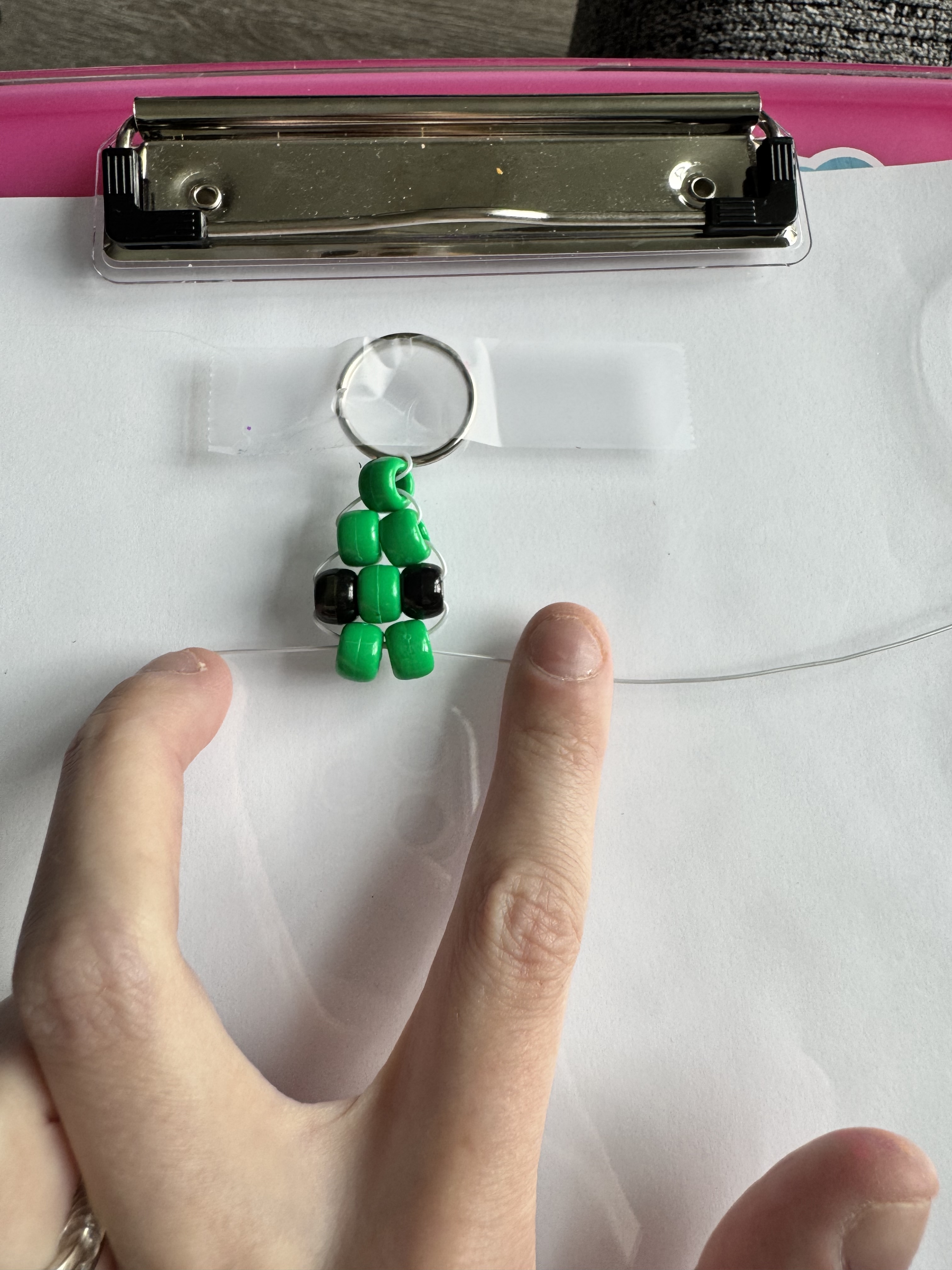 Beaded Lizard Keychain image 7