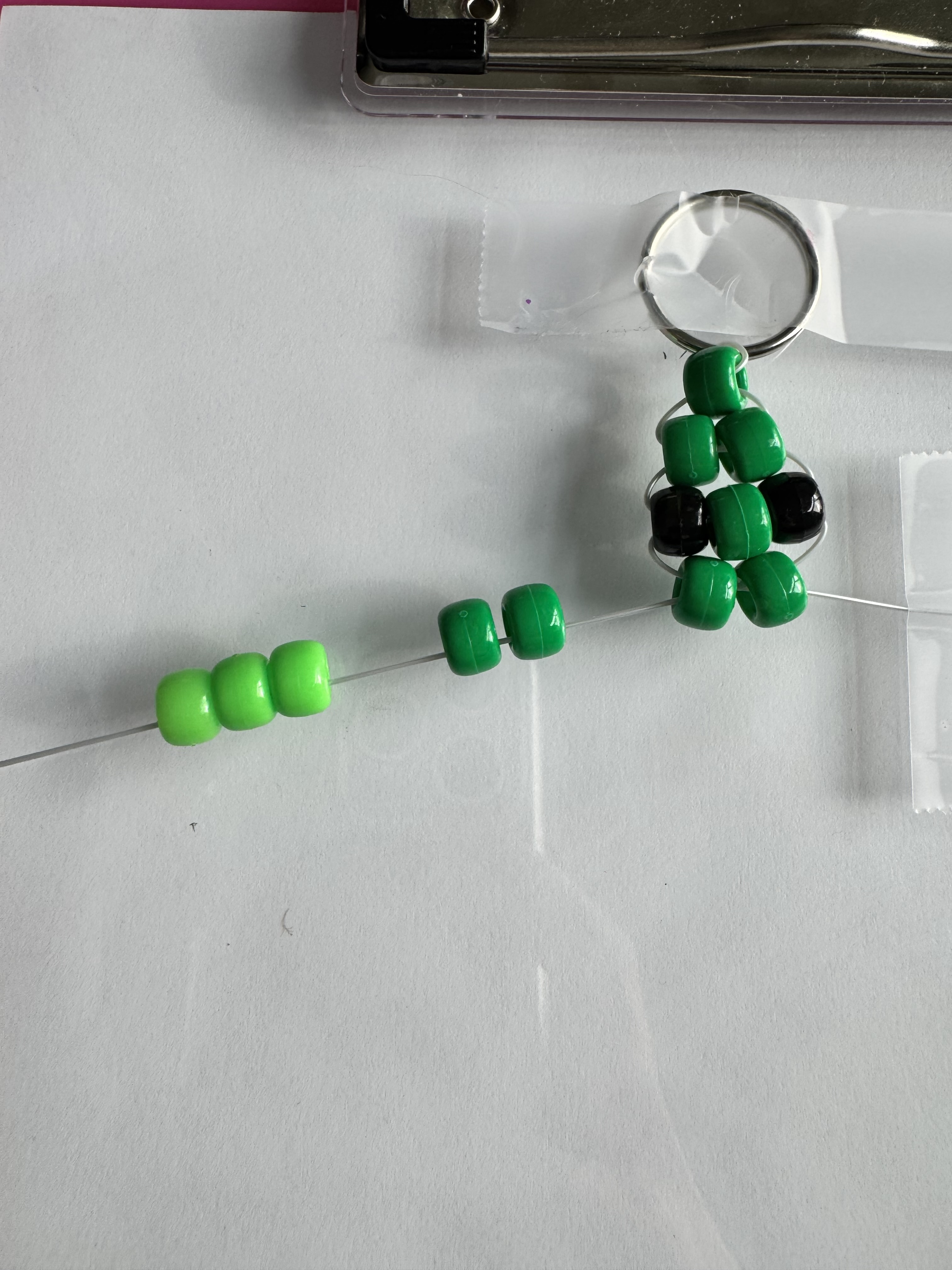 Beaded Lizard Keychain image 8