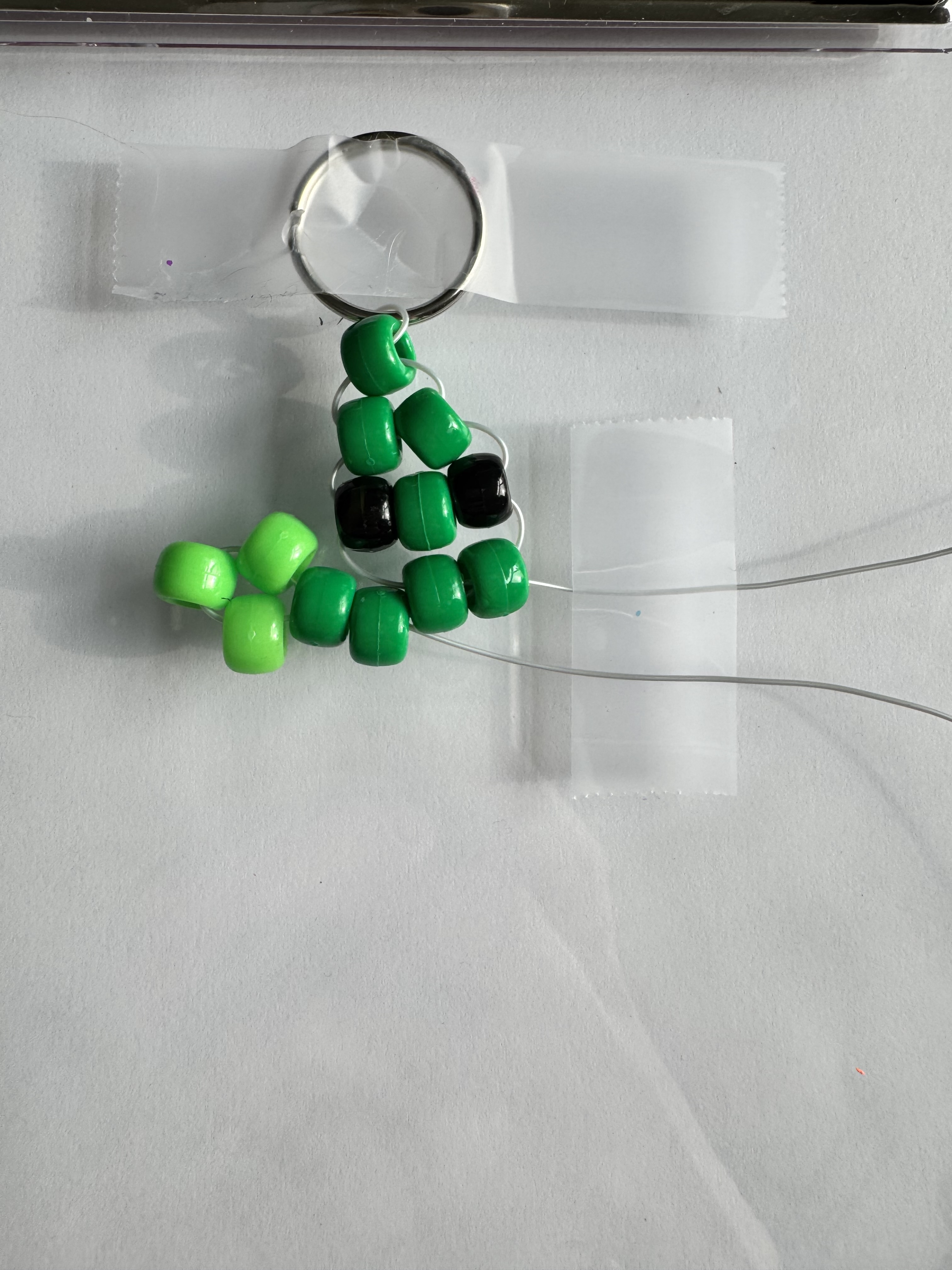Beaded Lizard Keychain image 10