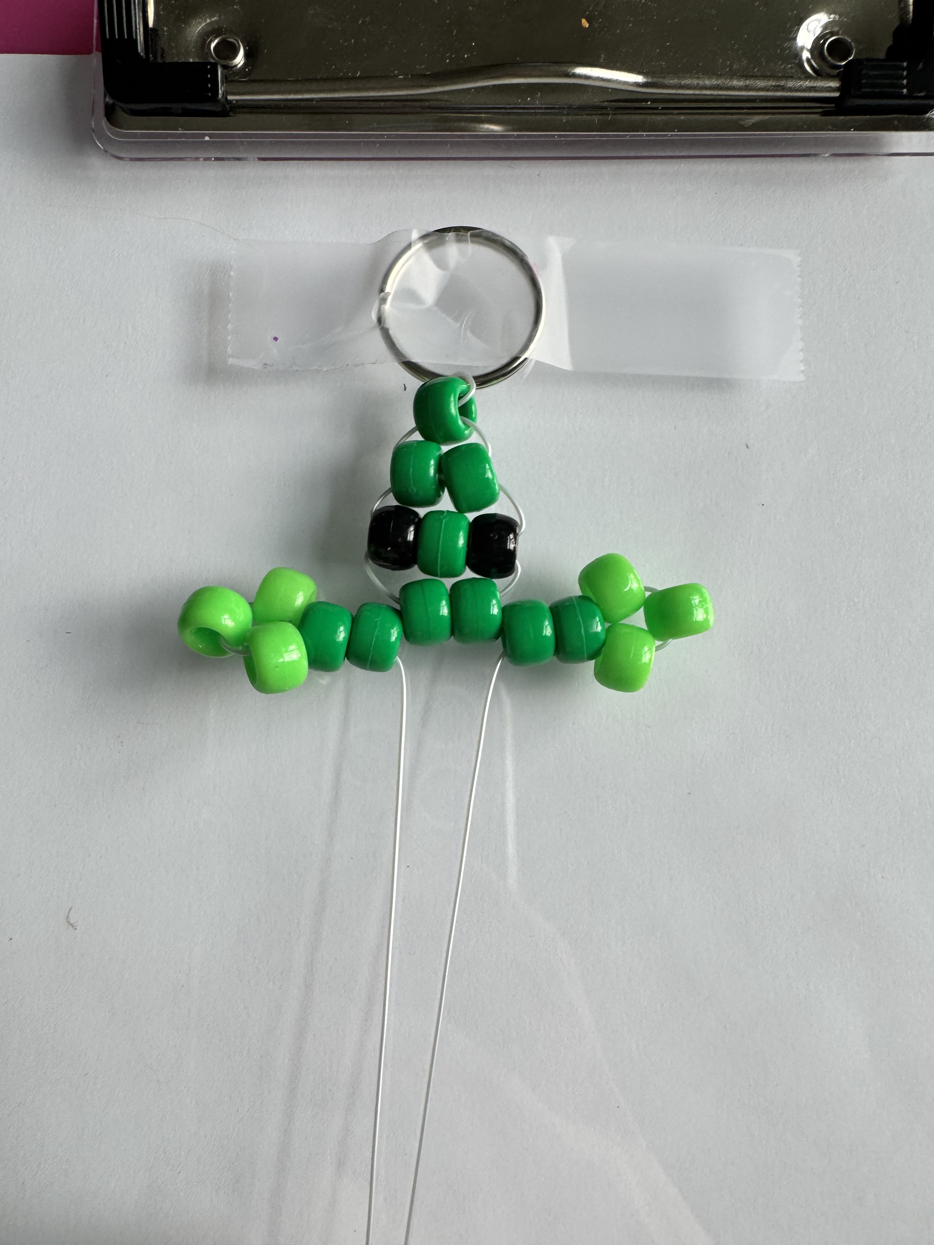 Beaded Lizard Keychain image 12