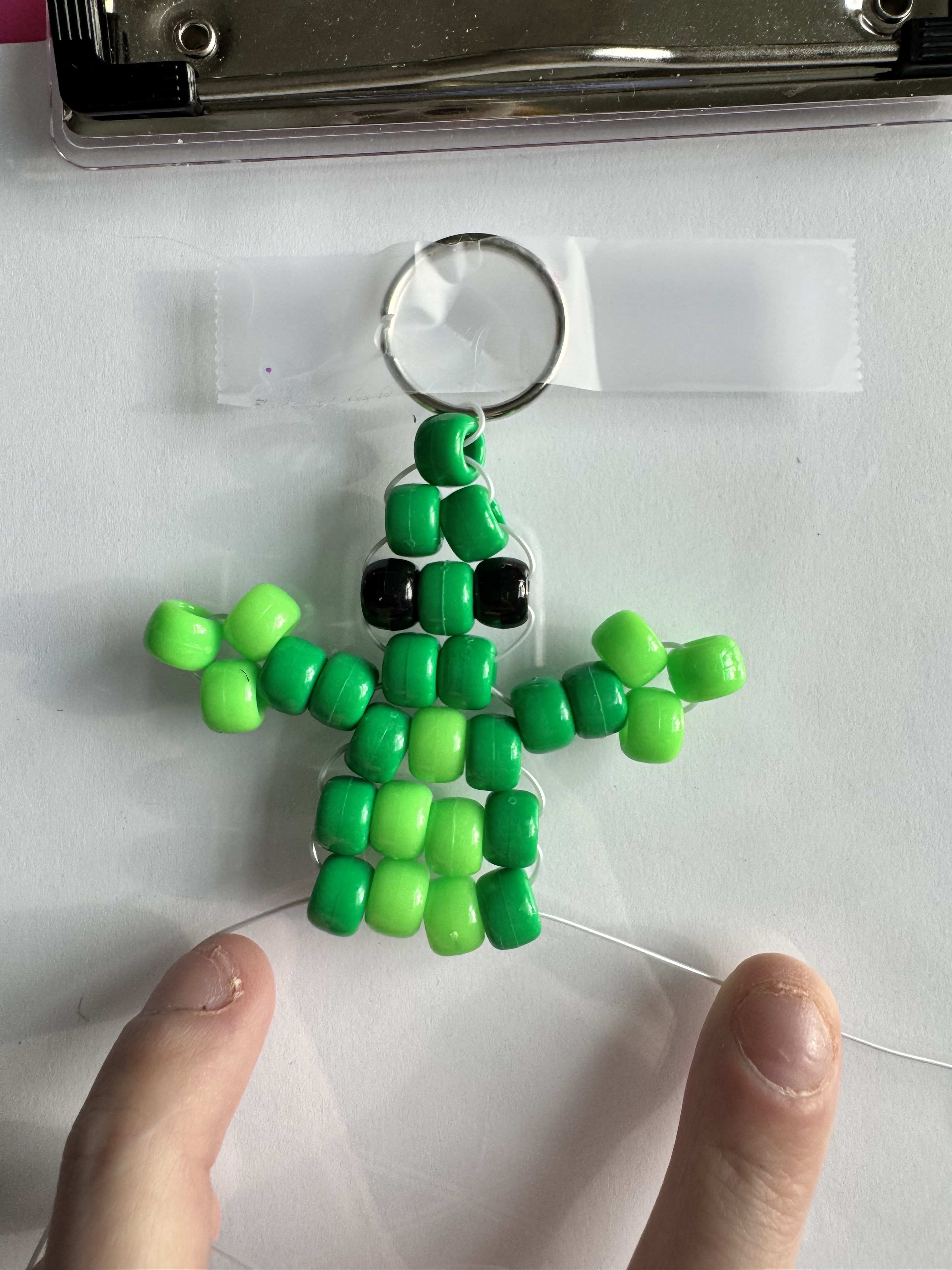 Beaded Lizard Keychain image 15
