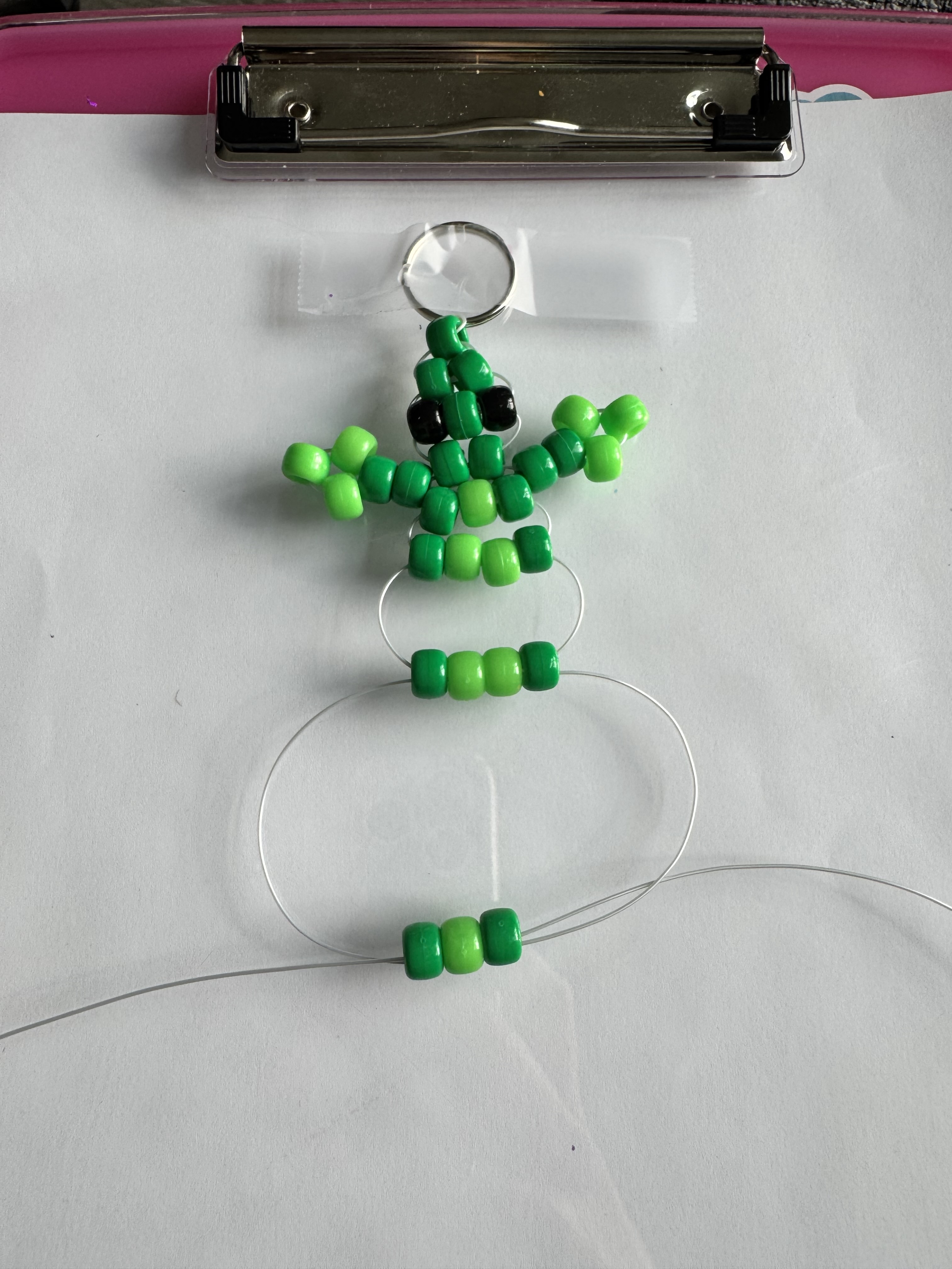 Beaded Lizard Keychain image 16